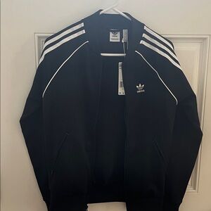 Adidas Women Black and White Jacket